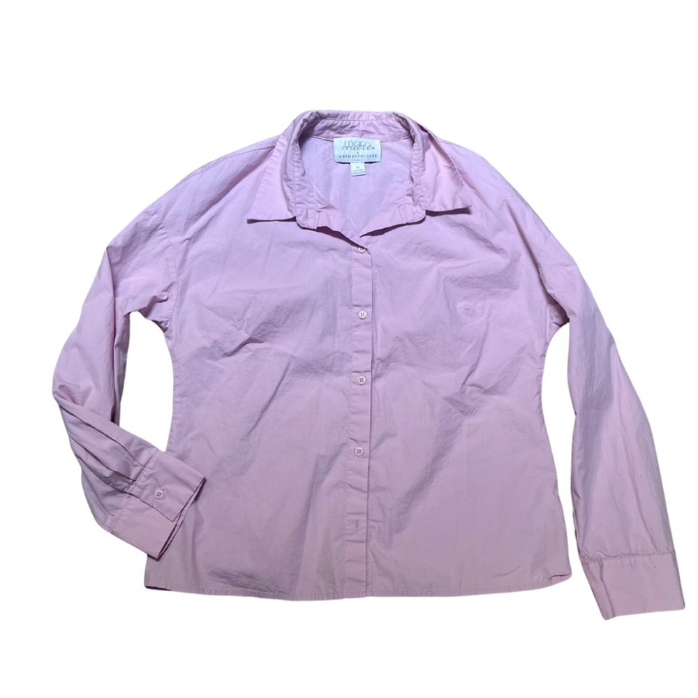 Mare Mare x Anthropologie Pink Button Down Top | Size Med